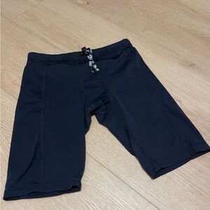 DFND L Black Compression Shorts with Drawstring